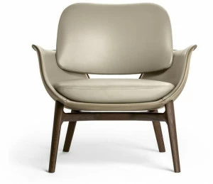 Poltrona Frau Мягкое кожаное кресло с подлокотниками La collezione - divani e poltrone