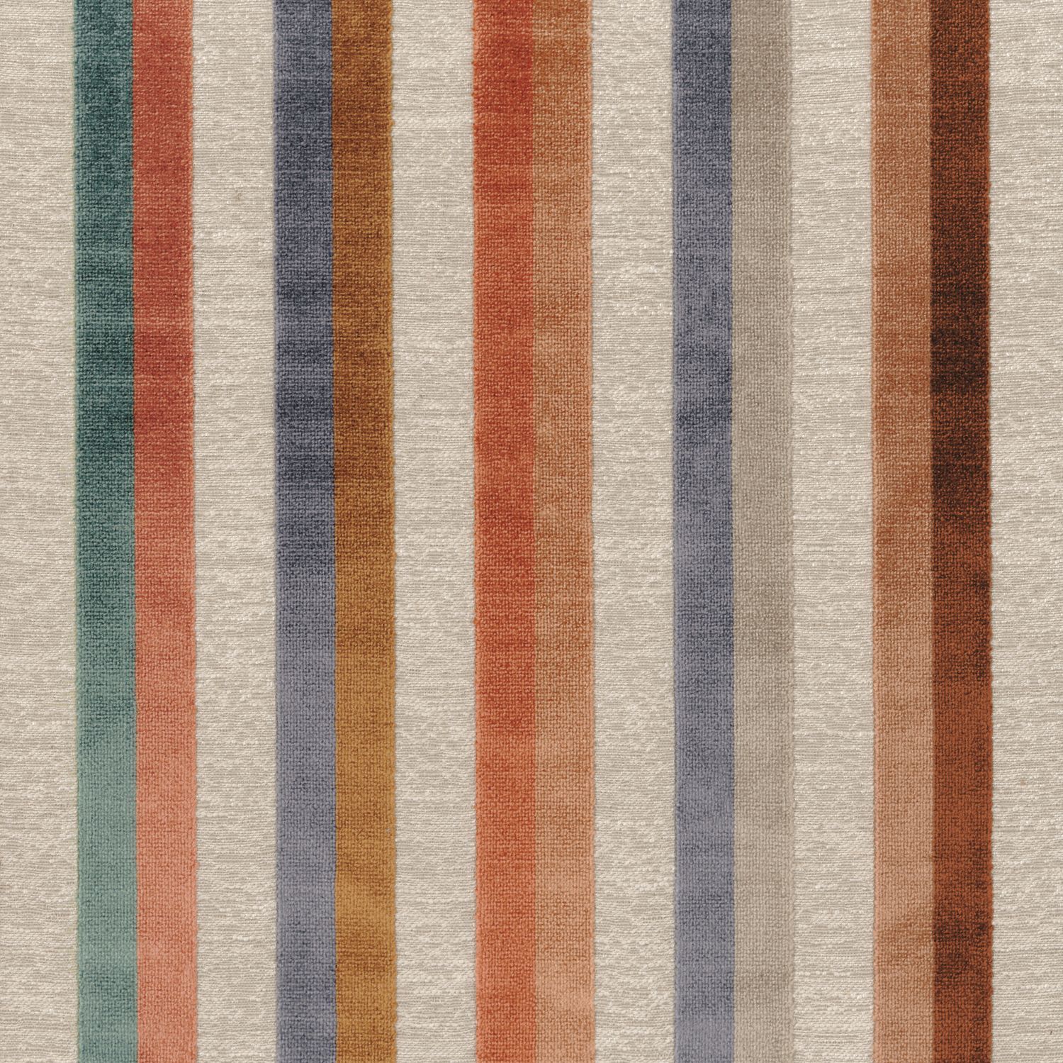Бархатная полосатая ткань Casamance Point de Vue ARCH-00146060 - Вид №7
