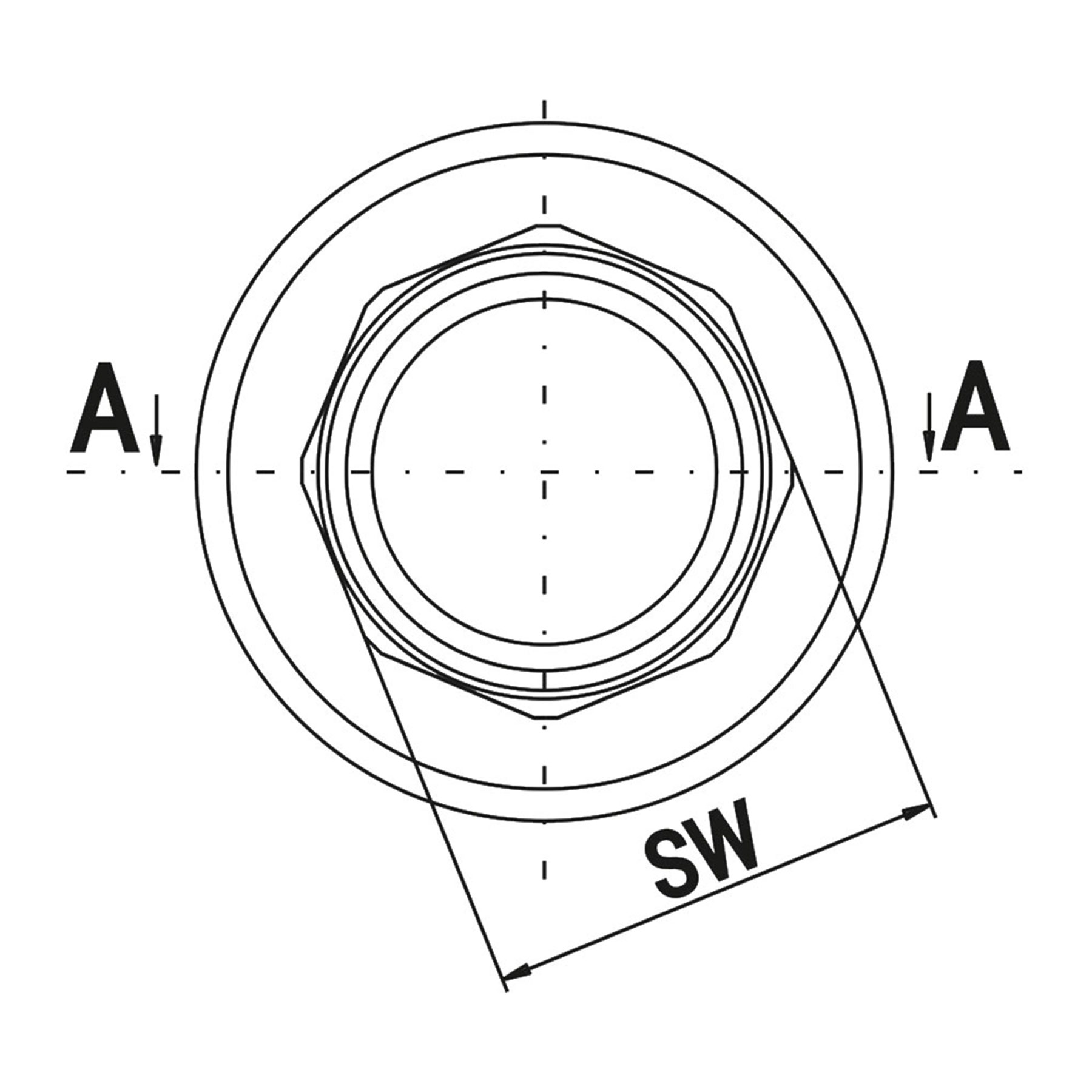 VF.033.00032.012 Valfex Адаптер для муфты с комб. резьбой (американка), наружная резьба  - Вид №1