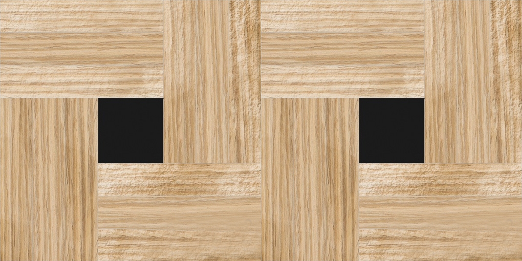 Напольное покрытие из дерева (инкрустация мраморная "nero belgio" из светлого дуба) ddcz33 rc mn Devon Devon INTARSIA Devon&Devon DDCZ33RCMN - Вид №1