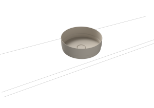 Умывальник KALDEWEI Сталь эмалированная 3191 445 теплый серый 10