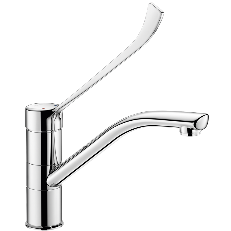 2510L Механический смеситель для мойки или умывальника - желоба DELABIE 