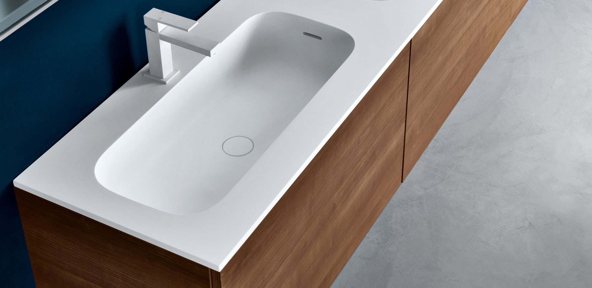 Round Интегрированные столешницы с умывальником Falper  - Вид №1