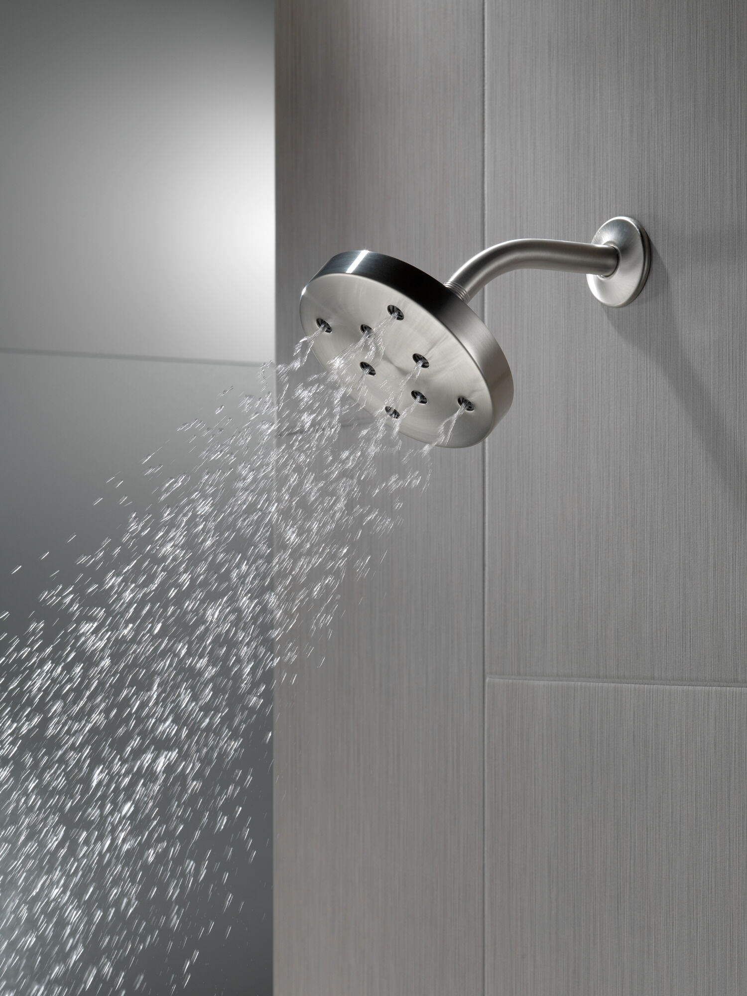 H2Okinetic® Металлическая душевая лейка Raincan с одинарной настройкой Delta Faucet 52175-SS - Вид №1