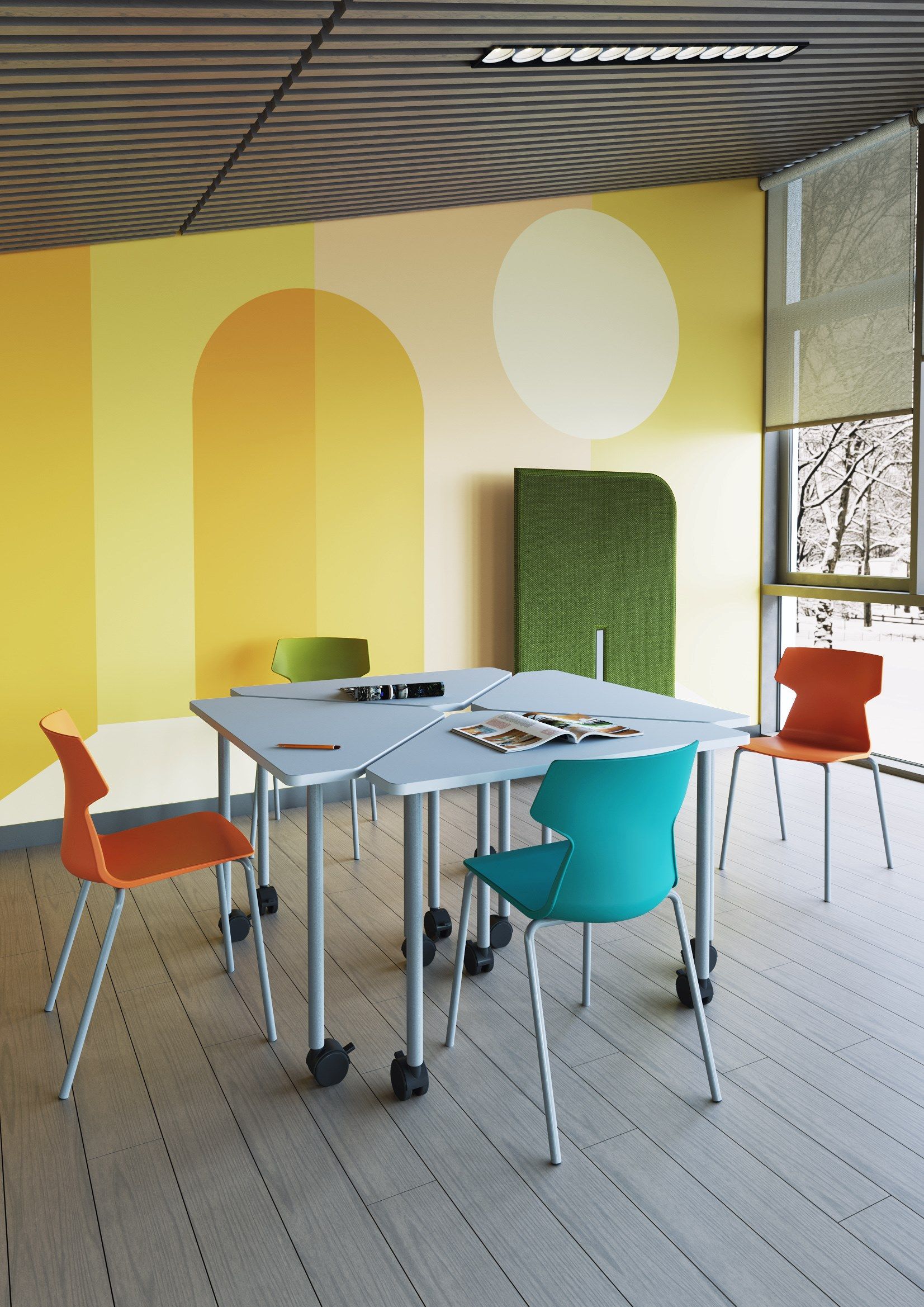 Штабелируемый стул из инженерного пластика GABER тема ARCH-00078872 - Вид №5