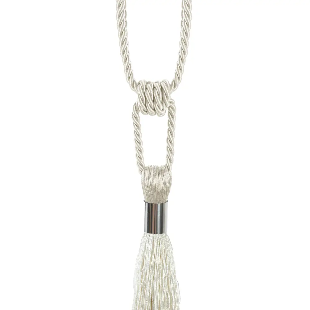 89337845 Подхват для штор Кисть 18050 52 см металл цвет белый STLM-1061185 Santreyd  - Вид №2