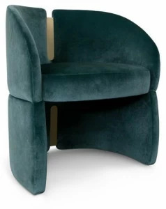 Essential Home Стул из ткани с подлокотниками Happy few