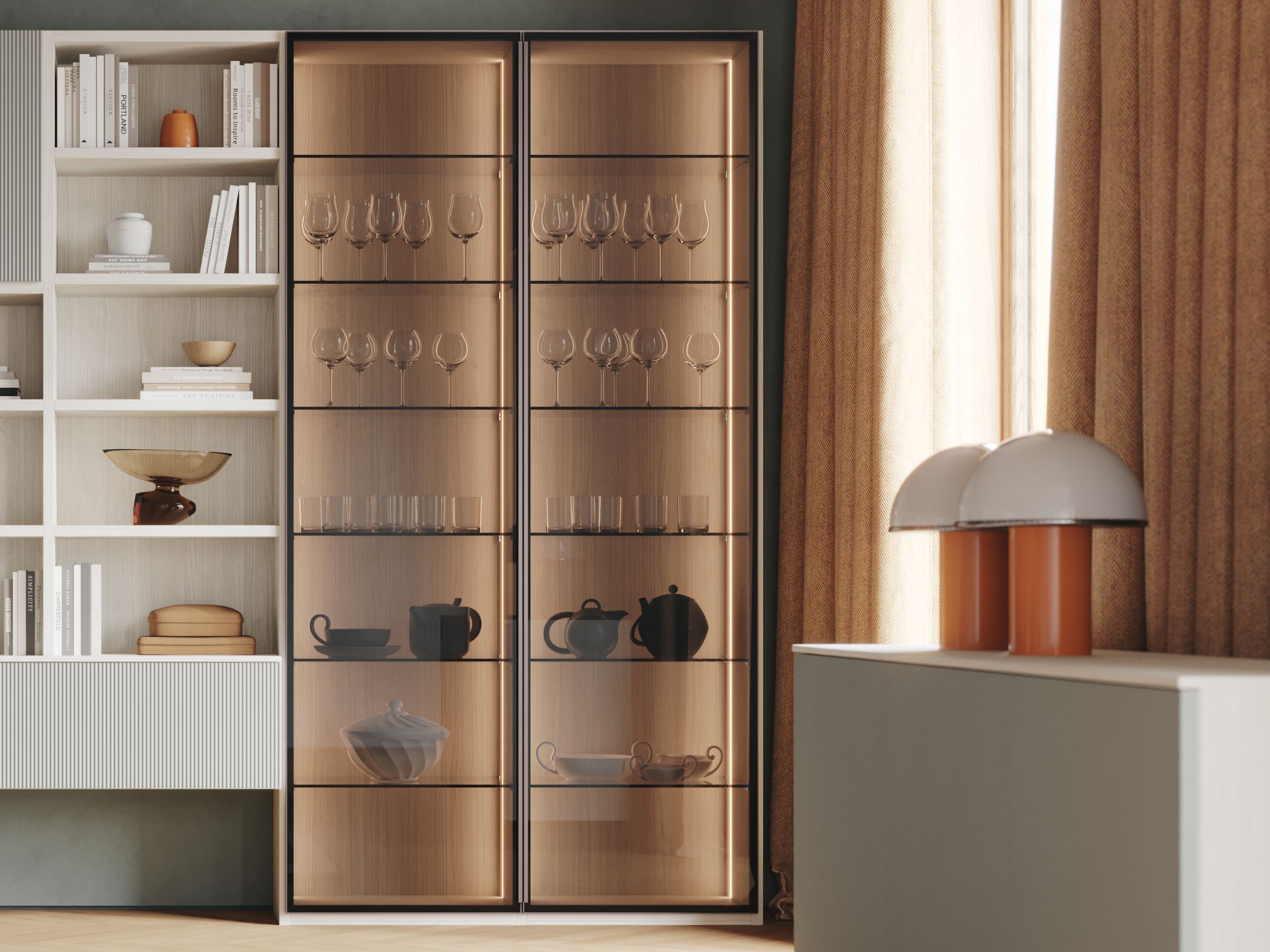 Оборудованная стена Giessegi день за днем ARCH-00126034 - Вид №2