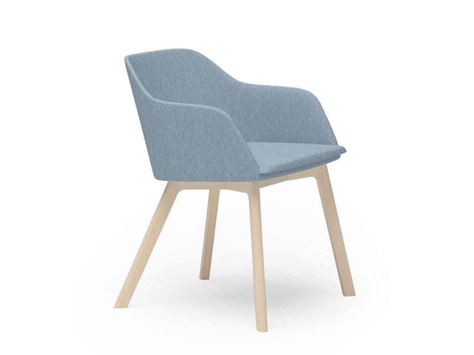 Стул для зала ожидания с подлокотниками SCHNEEWEISS interior Klara ARCH-00128076