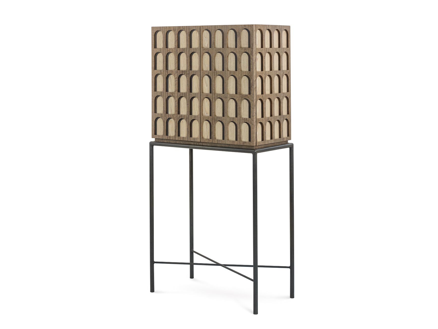 Эвкалиптовый шкаф с распашными дверцами JOSÉ LEITE DE CASTRO ARCADE ARCH-00095727 - Вид №1