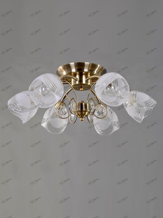 Потолочная люстра Vitaluce V3532/6PL VITALUCE ДИЗАЙНЕРСКИЕ 220110 Бронза 