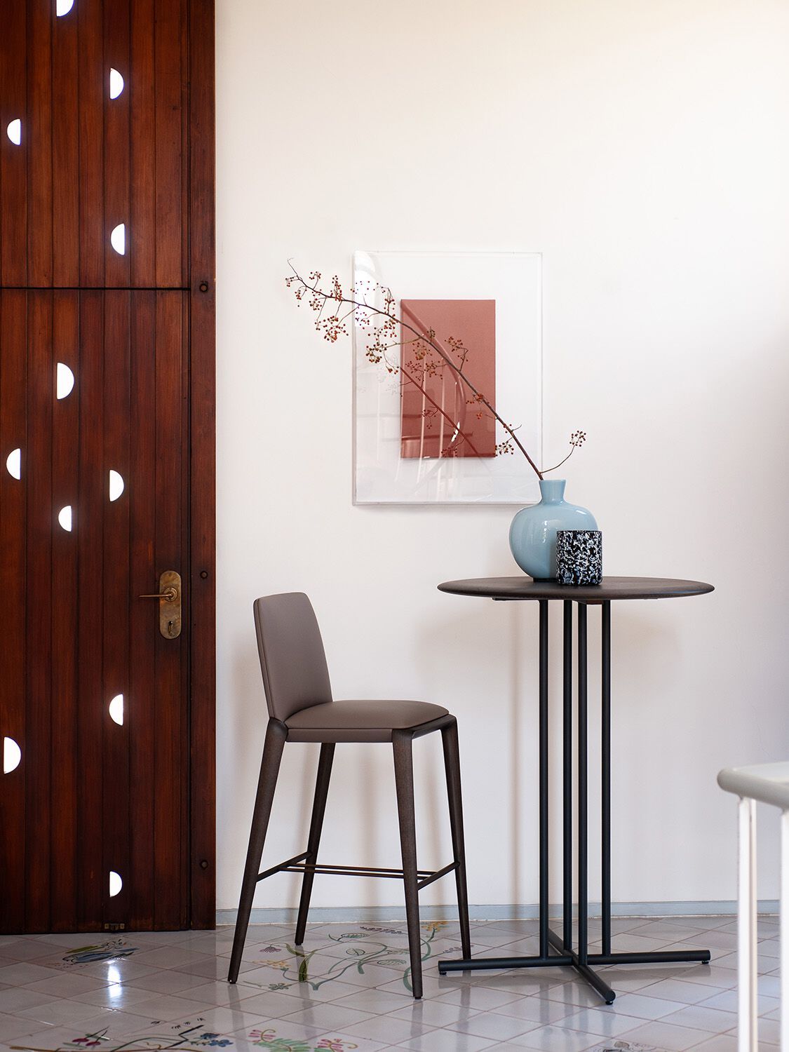 Кожаный стул со спинкой Potocco Hiru ARCH-00130341 - Вид №3