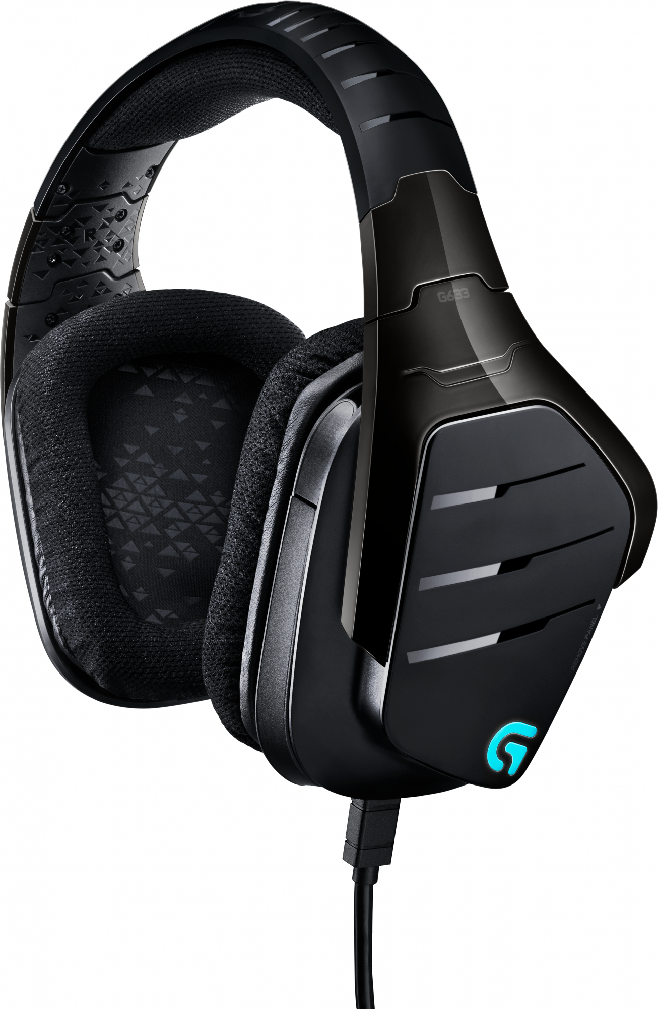 981-000605 headset g633 gamig artemis scpectrum rgb 7.1 surround usb Logitech Santreyd 