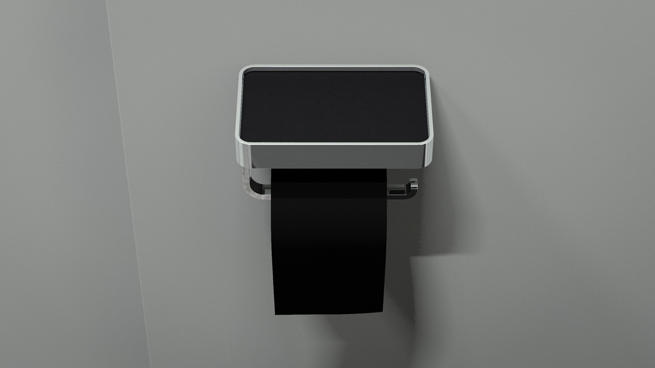 8336 Держатель туалетной бумаги с полкой ARTWELLE Regen - Вид №2