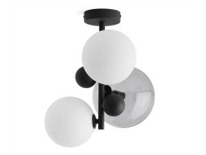 Светодиодный потолочный светильник из стали и стекла