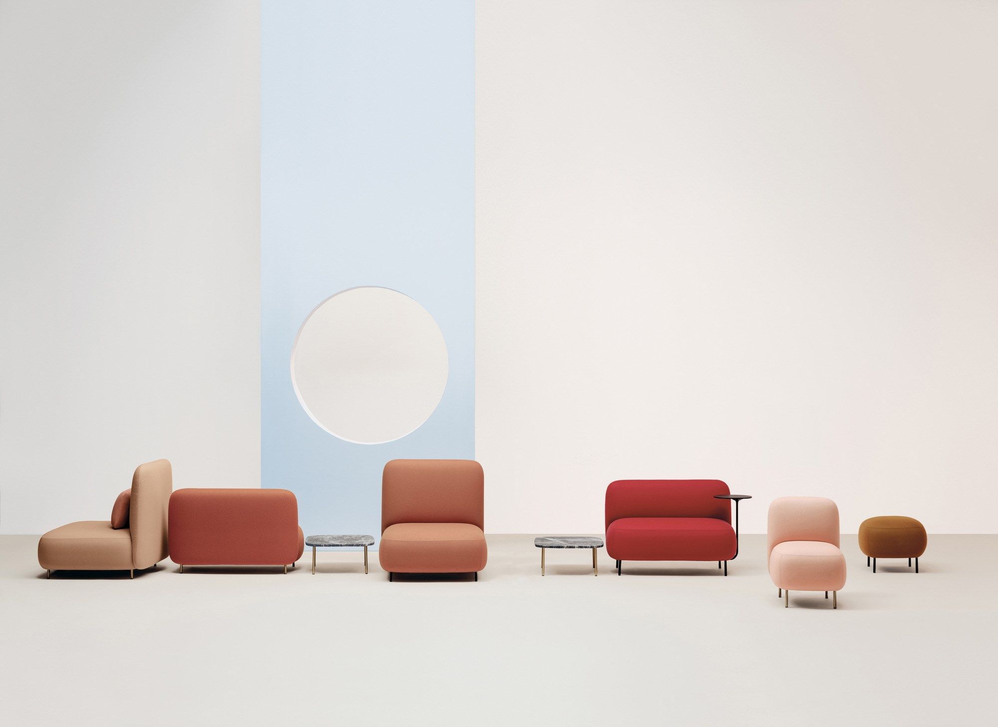 Квадратный пуф из ткани Pedrali Buddy ARCH-00097903 - Вид №4