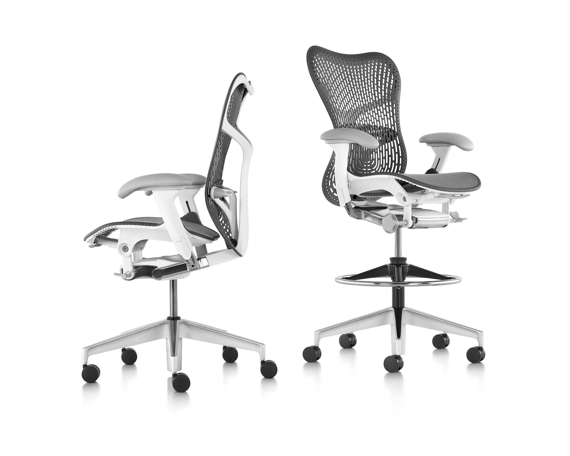 Triflex полимер поворотный эргономичный офисный стул Herman Miller Mirra 2 ARCH-00071795 - Вид №13