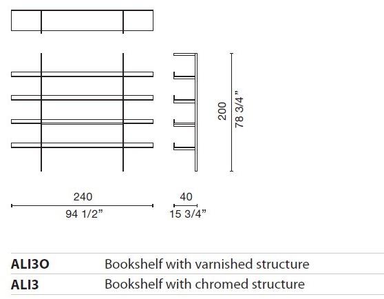 Cappellini Настенный книжный шкаф sun-id-1476473 - Вид №6