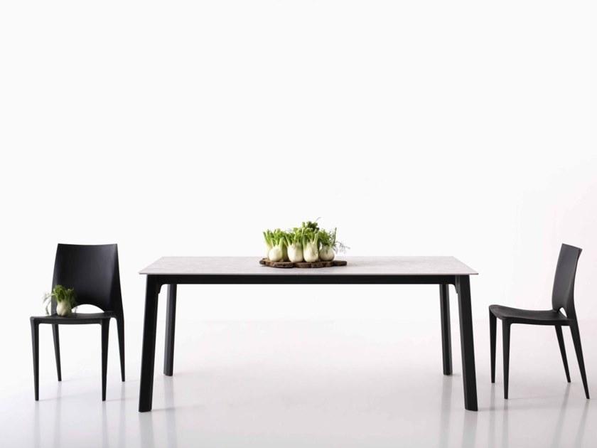 Pointhouse Прямоугольный стол из алюминия и керамики sun-id-1351473 - Вид №1