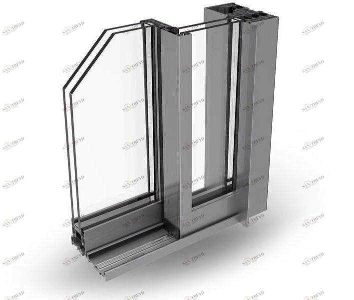 ALsistem Алюминиевое раздвижное окно с терморазрывом sun-id-1419037