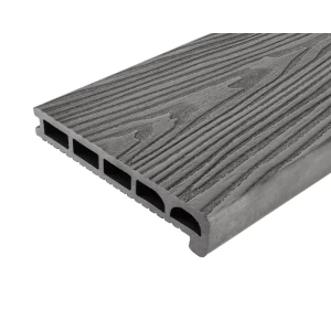 Ступень прямая ДПК серая 35x170x3000 мм T-DECKS 89366394