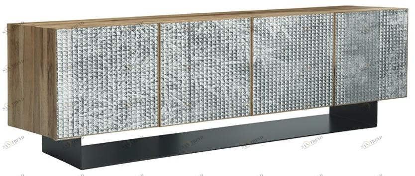 Oliver B. Тумба под ТВ из массива дерева с распашными дверцами Oliver b. wild sun-id-1443670