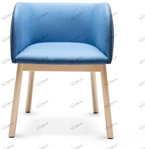 CHAIRS & MORE Кресло из ткани с подлокотниками Mousse sun-id-1420124