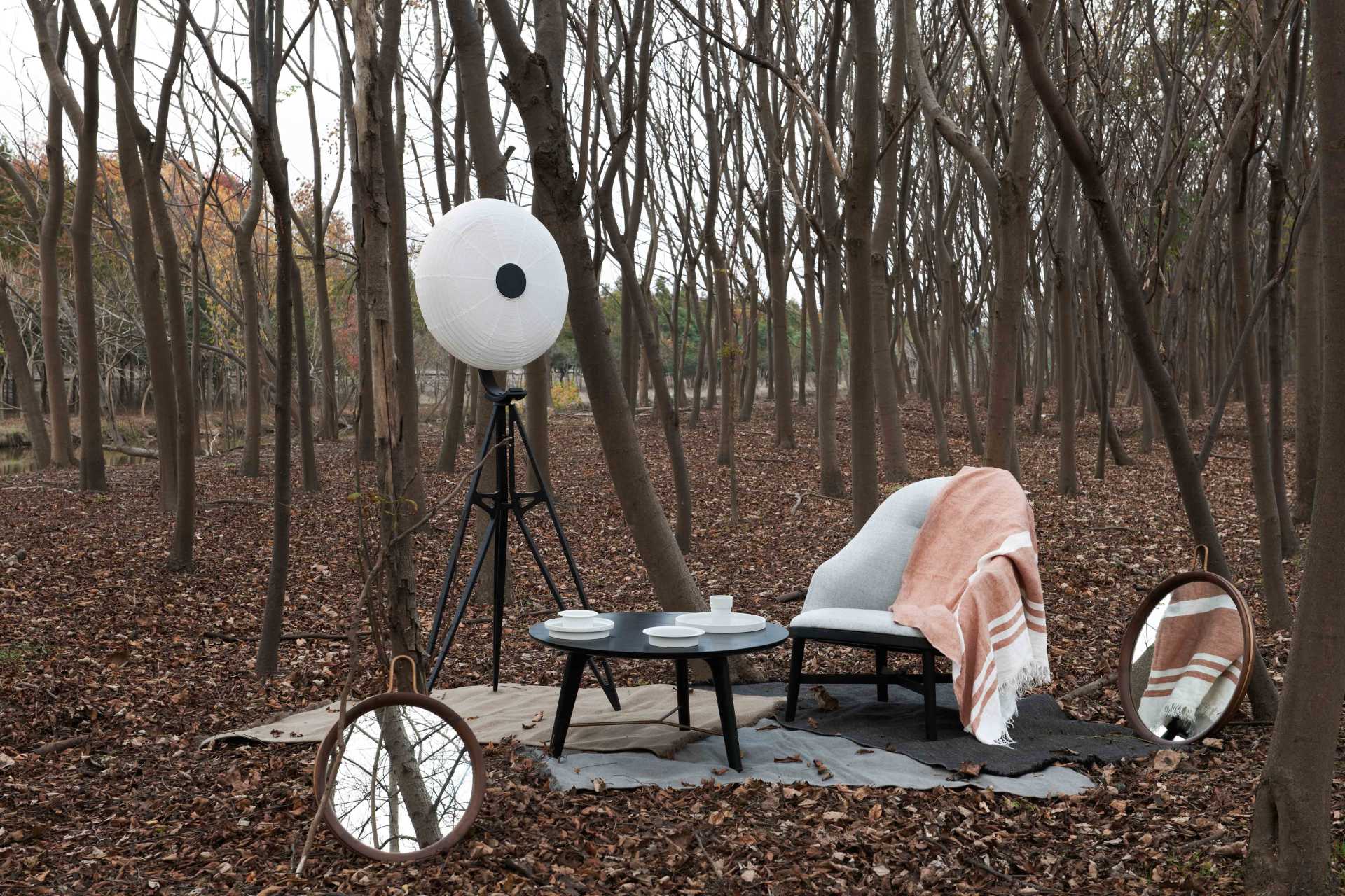 Льняной ковер (серо-коричневый) Stellar Works LI-R002-S/L (Taupe)  - Вид №2