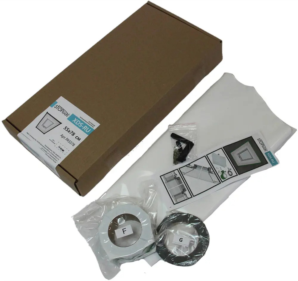 87506753 Оклад для окна пароизоляционный XDS-RU 78x98 см внутренний белый STLM-0893725