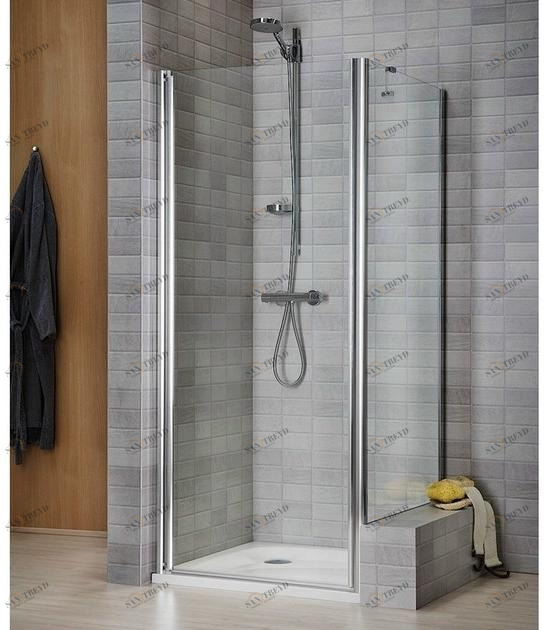 Duka Хрустальная душевая кабина с поддоном Vertica - con soli profili verticali V6stl