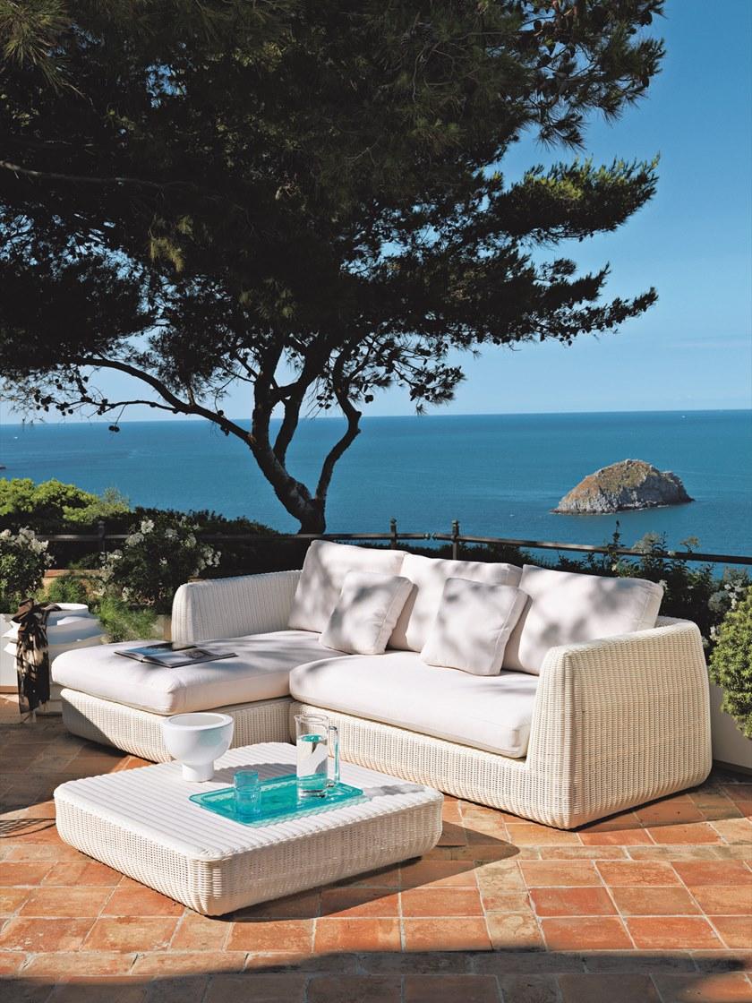 Unopiù Модульный садовый диван из waprolace® Agorà Agora sun-id-1463345 - Вид №1