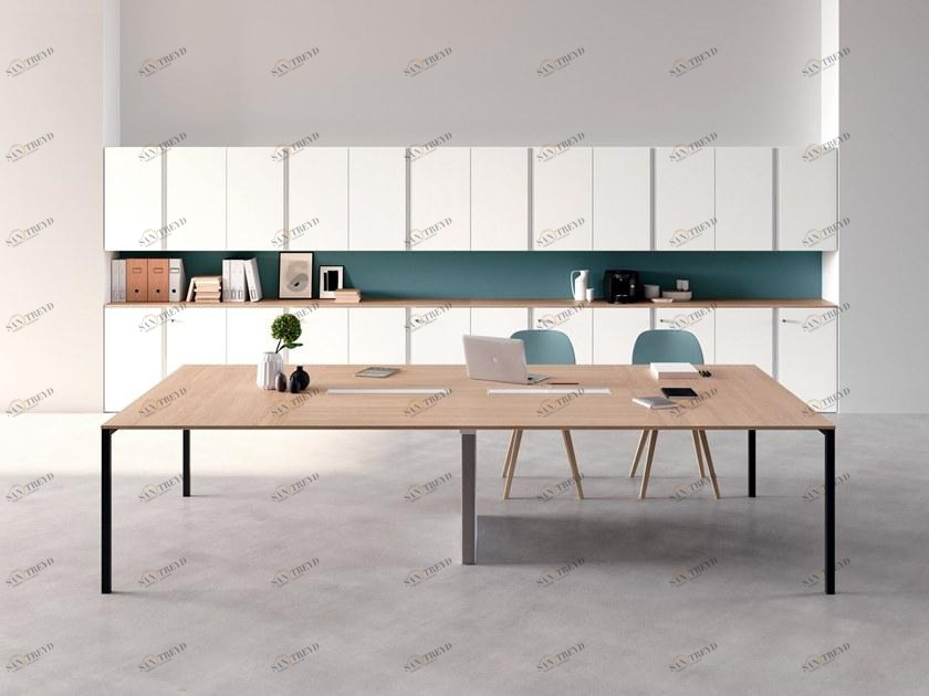 Martex Прямоугольный стол для совещаний с системой управления кабелями Agile sun-id-1413831