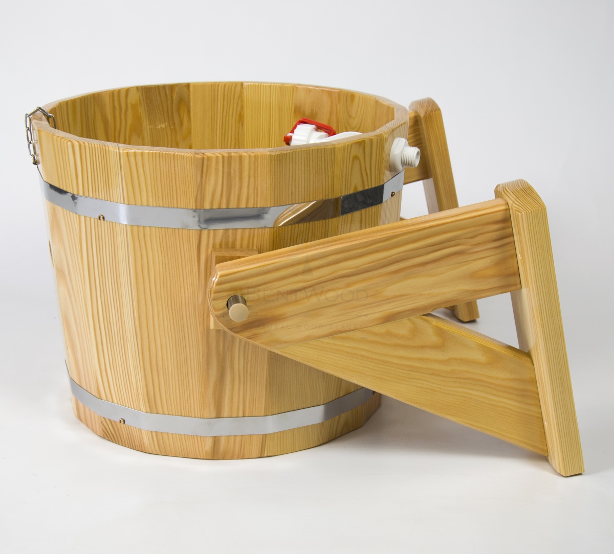 142 Обливное устройство из лиственницы 20 литров (лиственница натуральная) Alyarus  - Вид №4