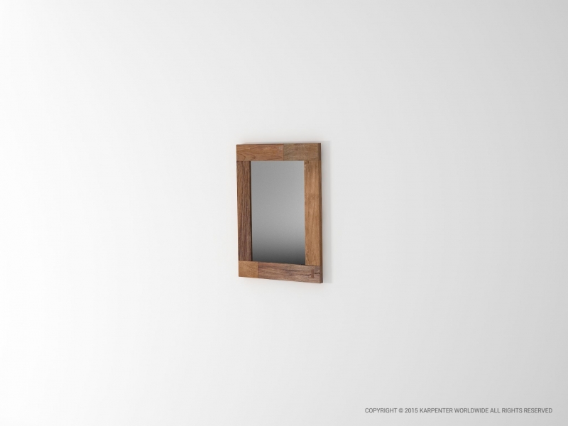 521_1211 Зеркало прямоугольное подвесное 60 Karpenter ORGANIK - Вид №1