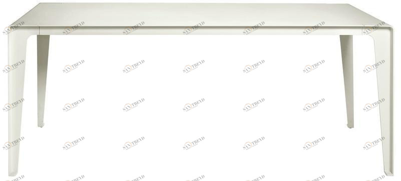 TRIBÙ Прямоугольный алюминиевый садовый стол Mirthe 07452/07454