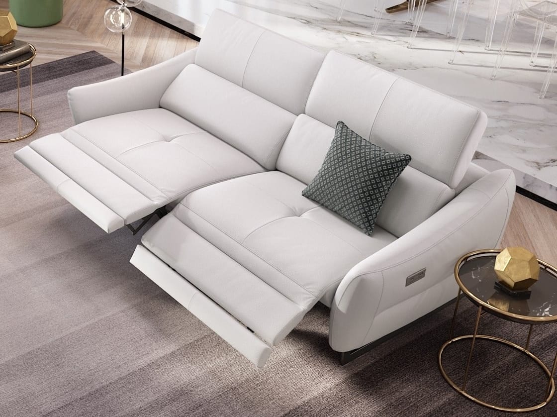 3-местный кожаный диван Sofanella MODENA ARCH-00120211