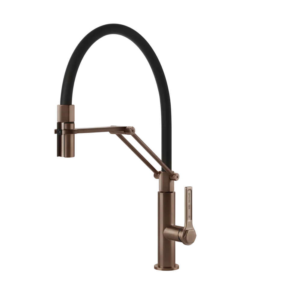 Смеситель для раковины 60055 708 Gessi Officine gessi МЕДНЫЙ МАТОВЫЙ PVD 60055708