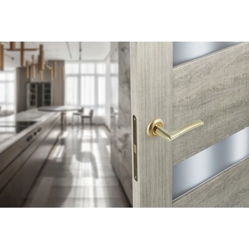 Дверные ручки EDSON EDS-15-Z01 золотые для межкомнатных дверей 85170614 STLM-0059413 - Вид №6