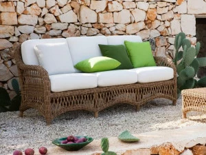 Unopiù Садовый диван из waprolace® и акриловой ткани Olimpia Oldw3p