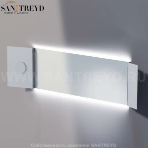 Agape NARCISO Прямоугольное модульное зеркало с LED подсветкой: длина 220 см, высота 60 см ANAR160402LH