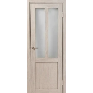 Дверь межкомнатная остеклённая Кантри 80x200 см, ПВХ, цвет дуб эссо, с фурнитурой