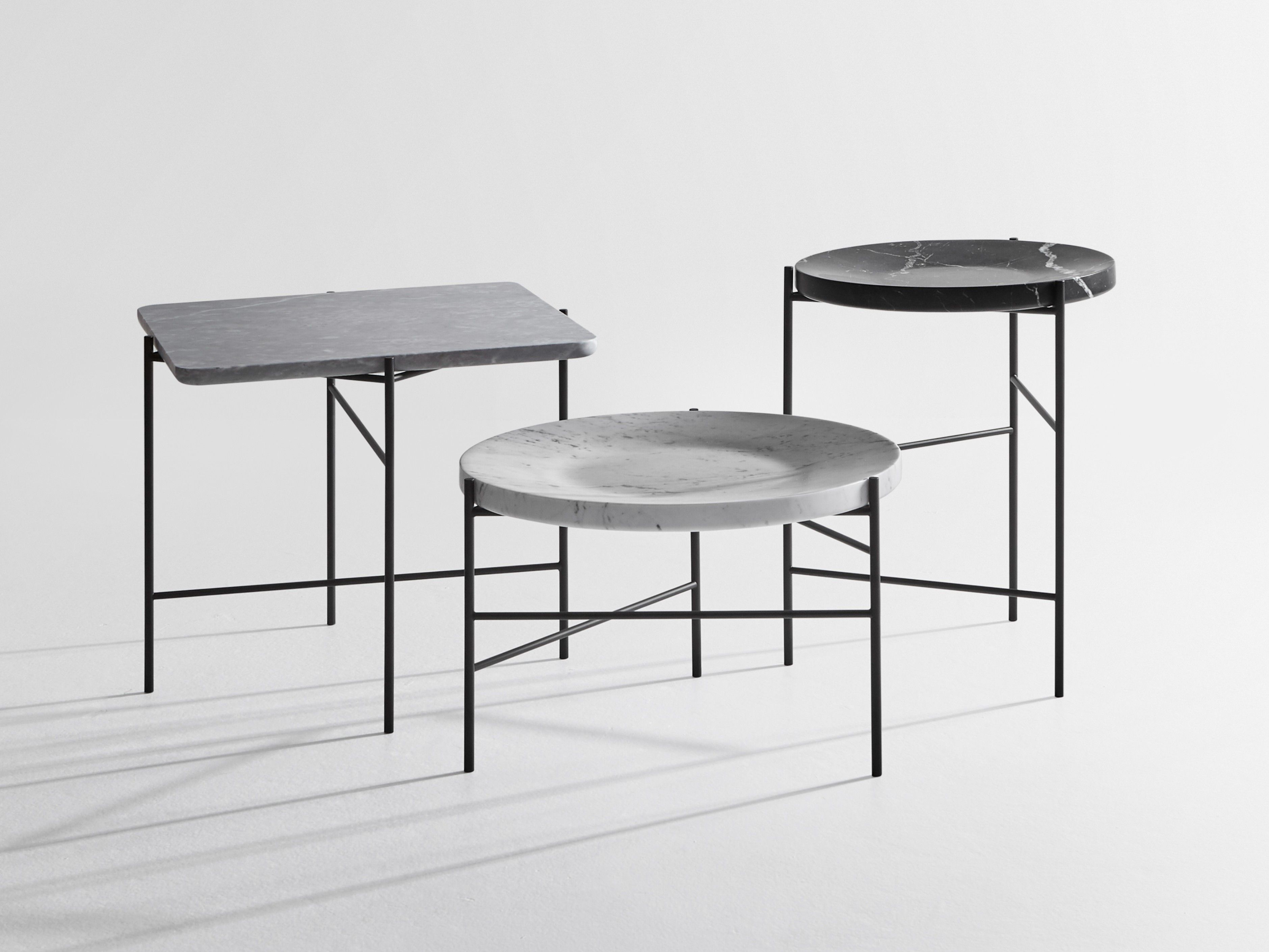 Круглый мраморный журнальный столик для гостиной Antoniolupi подвесные пейзажи ARCH-00147866 - Вид №3