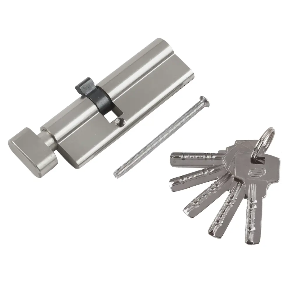 Цилиндр Standers ключ/вертушка 35х55 хром, TT-CANB355CR 17263780 STLM-2097427  - Вид №3