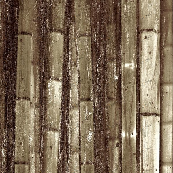 Арт-панель на холсте Alex Turco Organic Bamboo Jangle In Brown BAMBOOJANGLEINBROWN