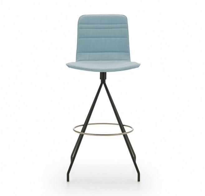 Viccarbe Тканевый поворотный табурет со спинкой Klip sun-id-1420815 - Вид №3