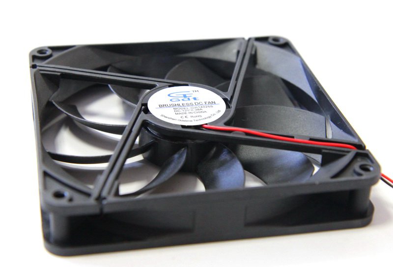 2140 Осевой вентилятор корпусной 140х140х25мм 12Вольт LAB.Space  - Вид №3