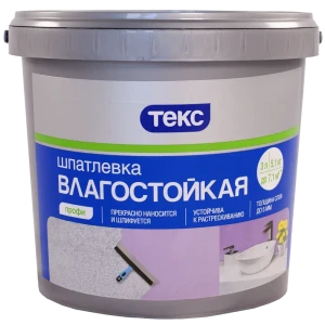 Шпатлевка влагостойкая Текс Профи 3 л 82116731 STLM-2130739