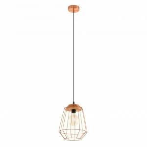 Подвесной светильник Eglo Loggans 1 49606 EGLO LOGGANS 086842 Коричневый