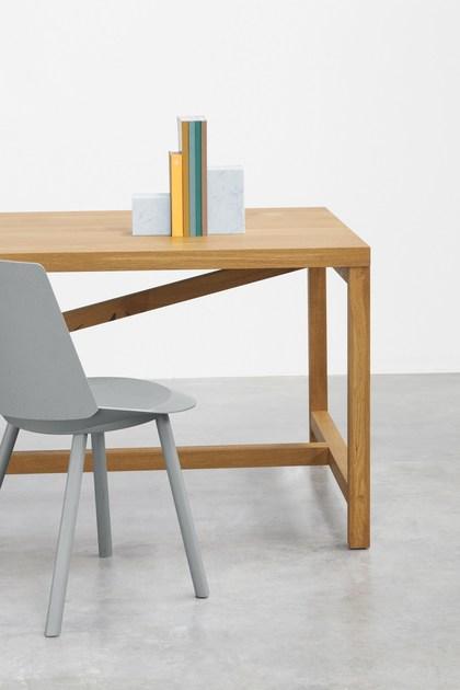 e15 Прямоугольный деревянный стол  Ta21  - Вид №4