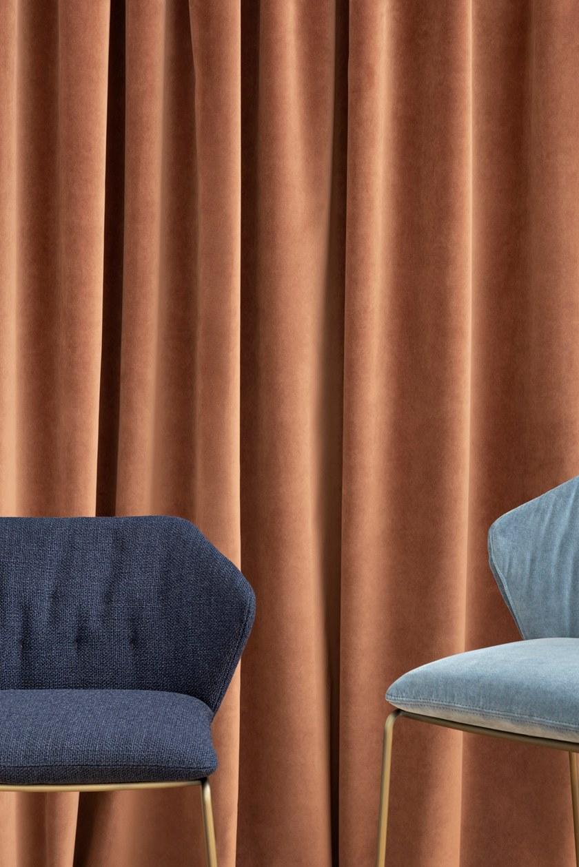 Saba Italia Табурет из саночной ткани с подставкой для ног New york sun-id-1403167 - Вид №5